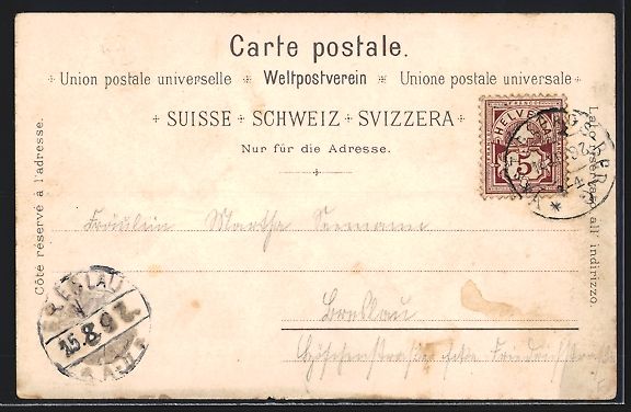 Cartoline postali: Litho Rigi, Rigi-Kaltbad, Rigi-Kulm, Rig – Usato da Berlin venduto da bartko-reher 1