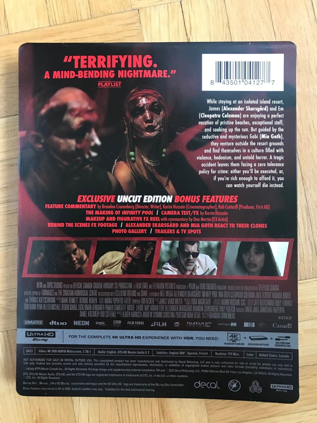 Tutti i DVDs: Infinity Pool - Steelbook - 4K UHD – Nuovo (secondo la descrizione) da Zürich venduto da Malcom 3