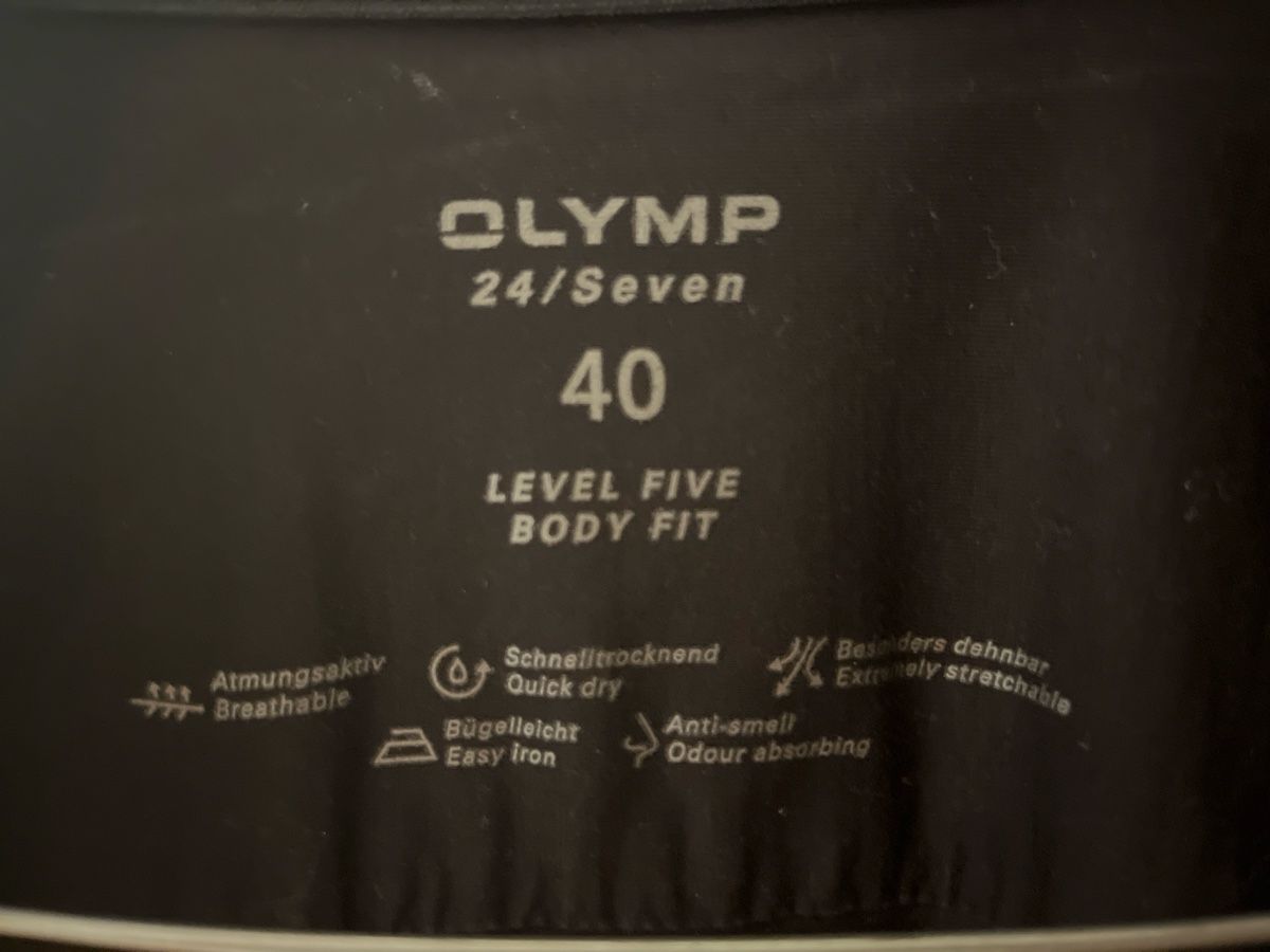 Camicie: Herren Hemd Olymp Level Five schwarz Grösse 40 gebraucht – Usato da Stein am Rhein venduto da nachtkonsument 1