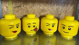 4 Stk. LEGO Aufbewahrungsbox LEGO-Köpfe Mädchen & Junge №340