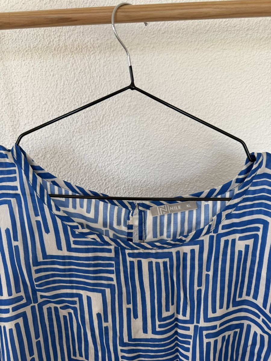 Nile Chemisiers: Nile Bluse blau/beige Gr. XL – D'occasion à Kloten par ble_78dj 4