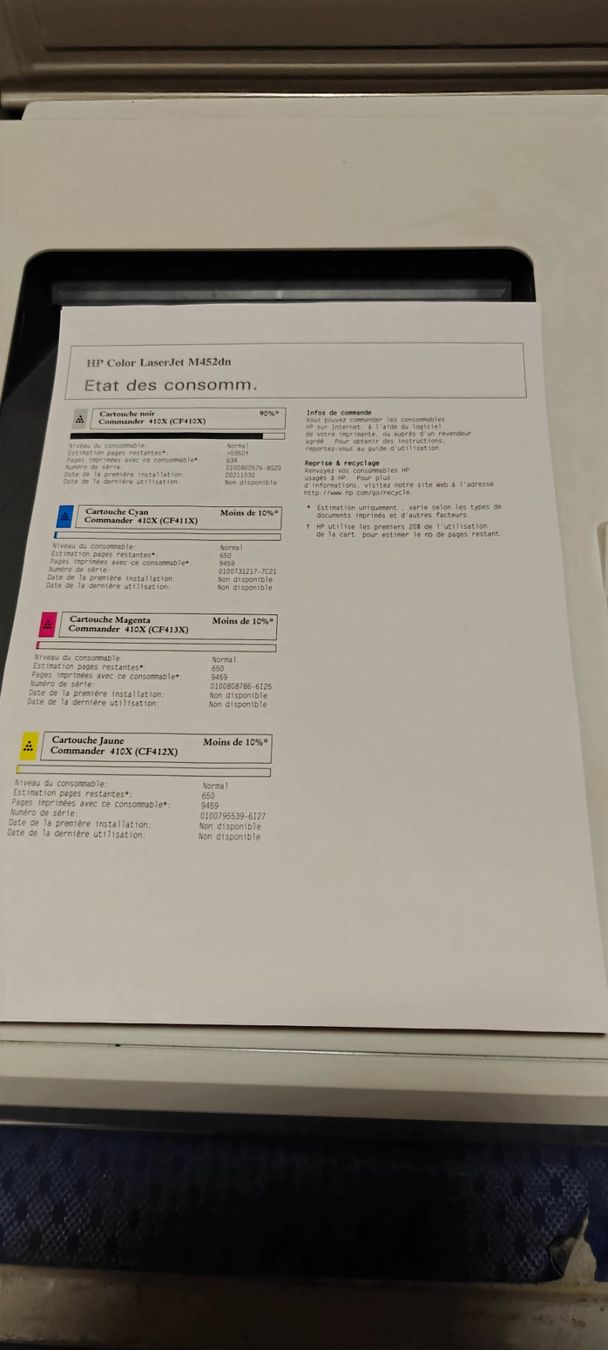 Hewlett Packard Stampanti: HP Laserjet M452 Pro – Usato da Puplinge venduto da samdec74 4