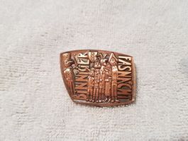 Plakette Fasnacht Binningen 1999 Kupfer