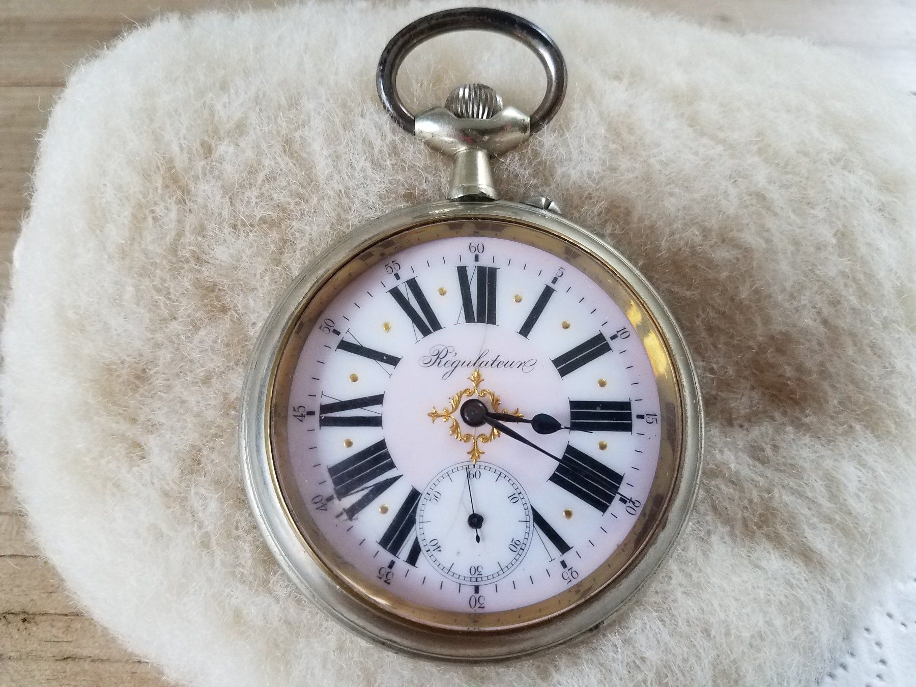 Montres: Antike grosse Taschenuhr Regulateur – Défectueux à Rorschacherberg par Marubium 2