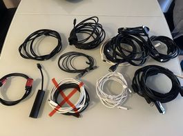 Kabelset für PC, TV und Endgeräte