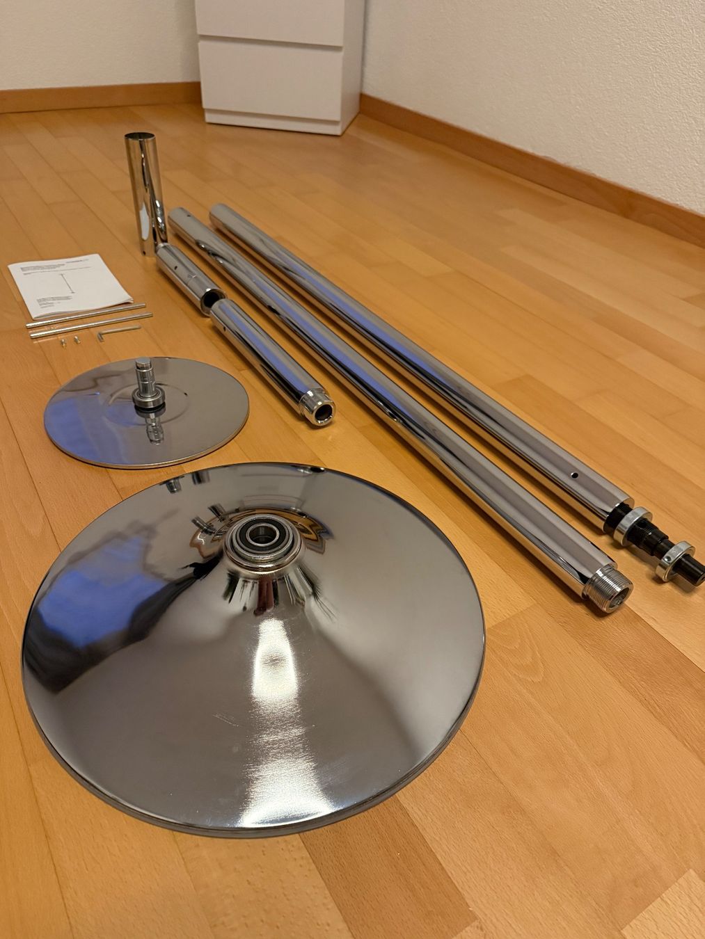 Gonser Hometrainer: Pole Dance Stange 45 mm Chrom (Static&Spinning) – Usato da Reinach AG venduto da Majo.K 6