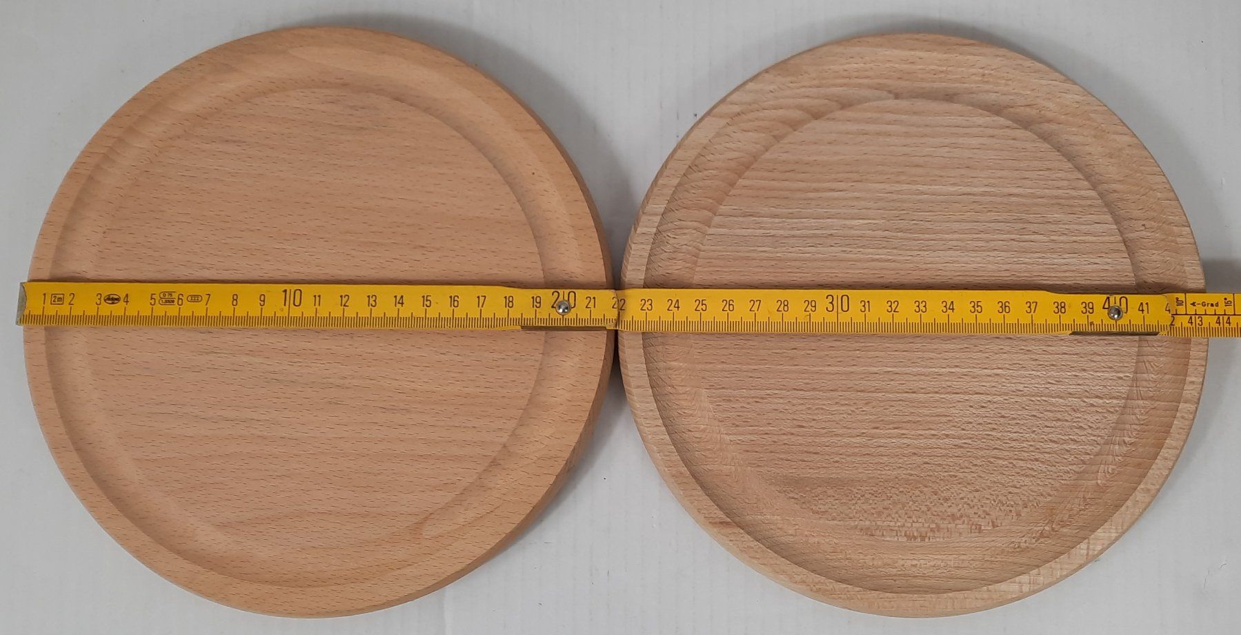 Servierplatten: 2x Runde Tischplatte Aus Holz – Neu und originalverpackt aus Seuzach von VT-Collections2 3