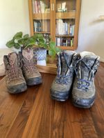 Deux paires de chaussures de marche - SEMELLES À REFAIRE !