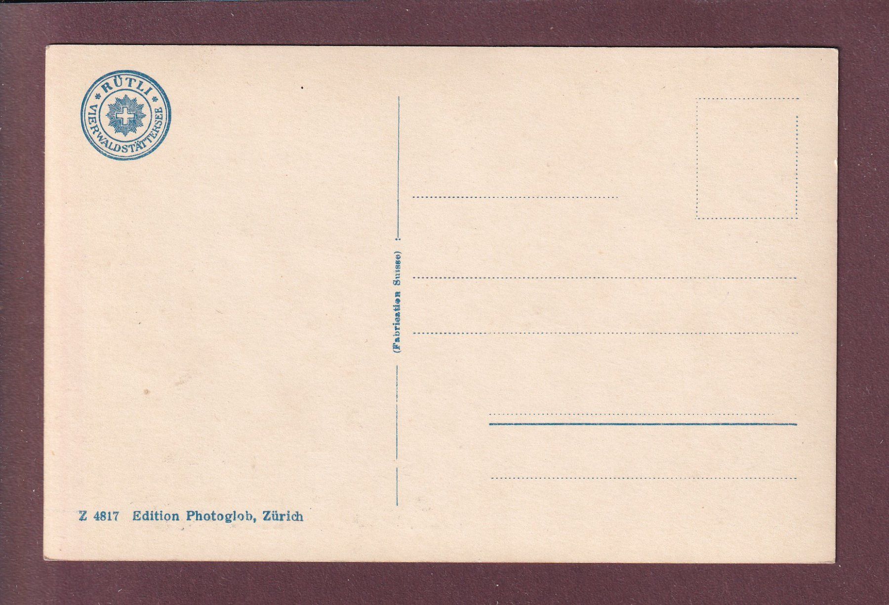 Cartoline postali: RUTLI-LIEDES – Usato da Pully venduto da nicecards 1