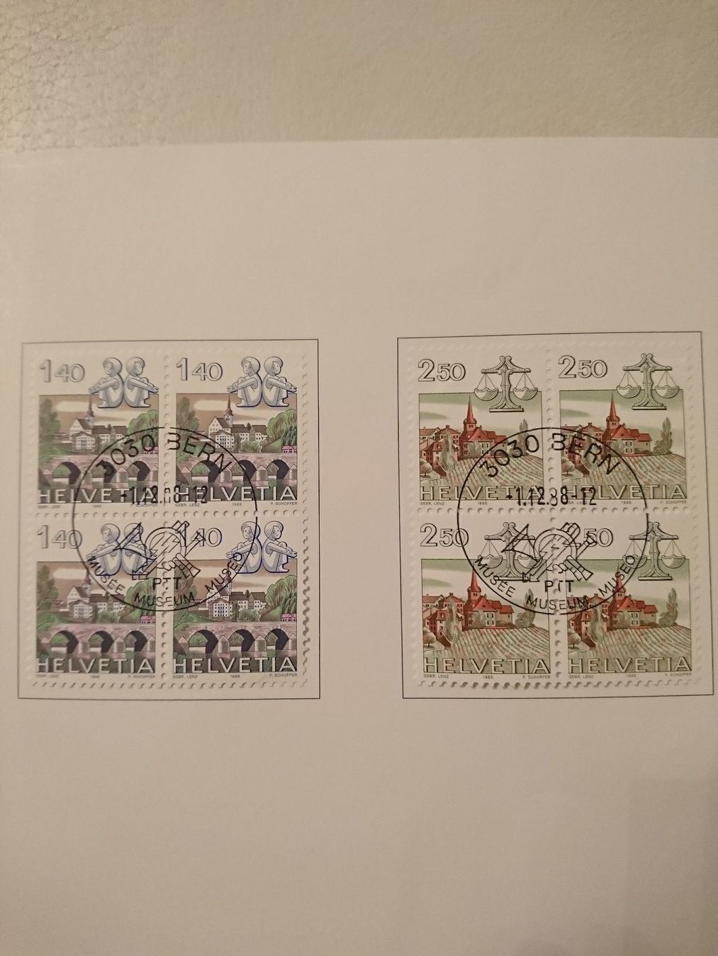 Tutti i francobolli: 💌8 Marken 1986 – Usato da Urdorf venduto da Anassor
