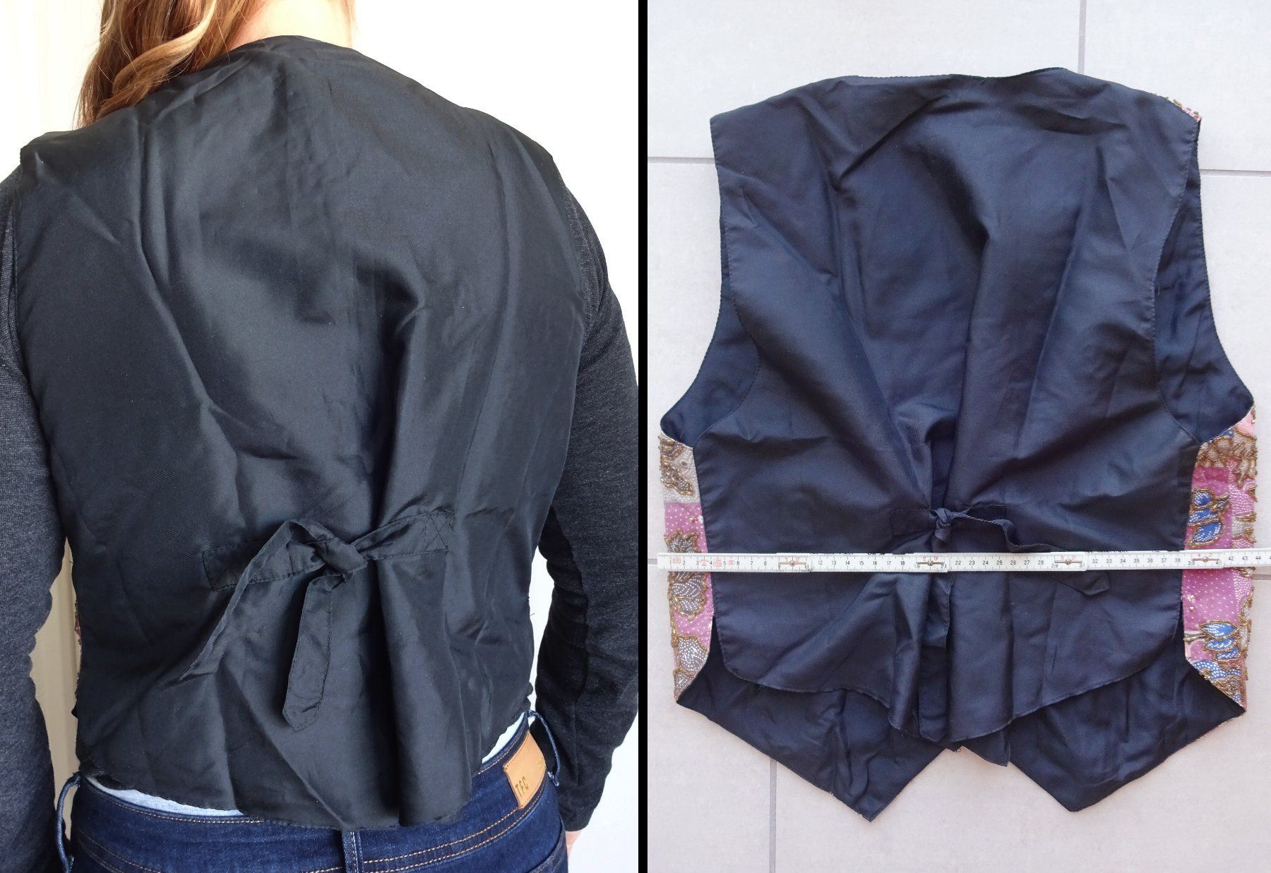 Gilet & Giacche senza maniche: 90er Vintage Perlenweste / Gilet – Usato da St.Gallen venduto da Paddington11 6