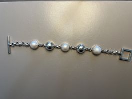 Armband Silber 925 mit Perlen