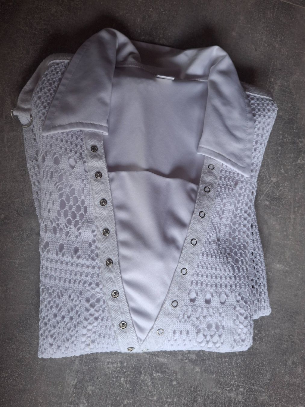 Maglioni & Felpe: Pull blanc manches ajourées taille 40/42 – Usato da Villiers venduto da san_jn5w 7