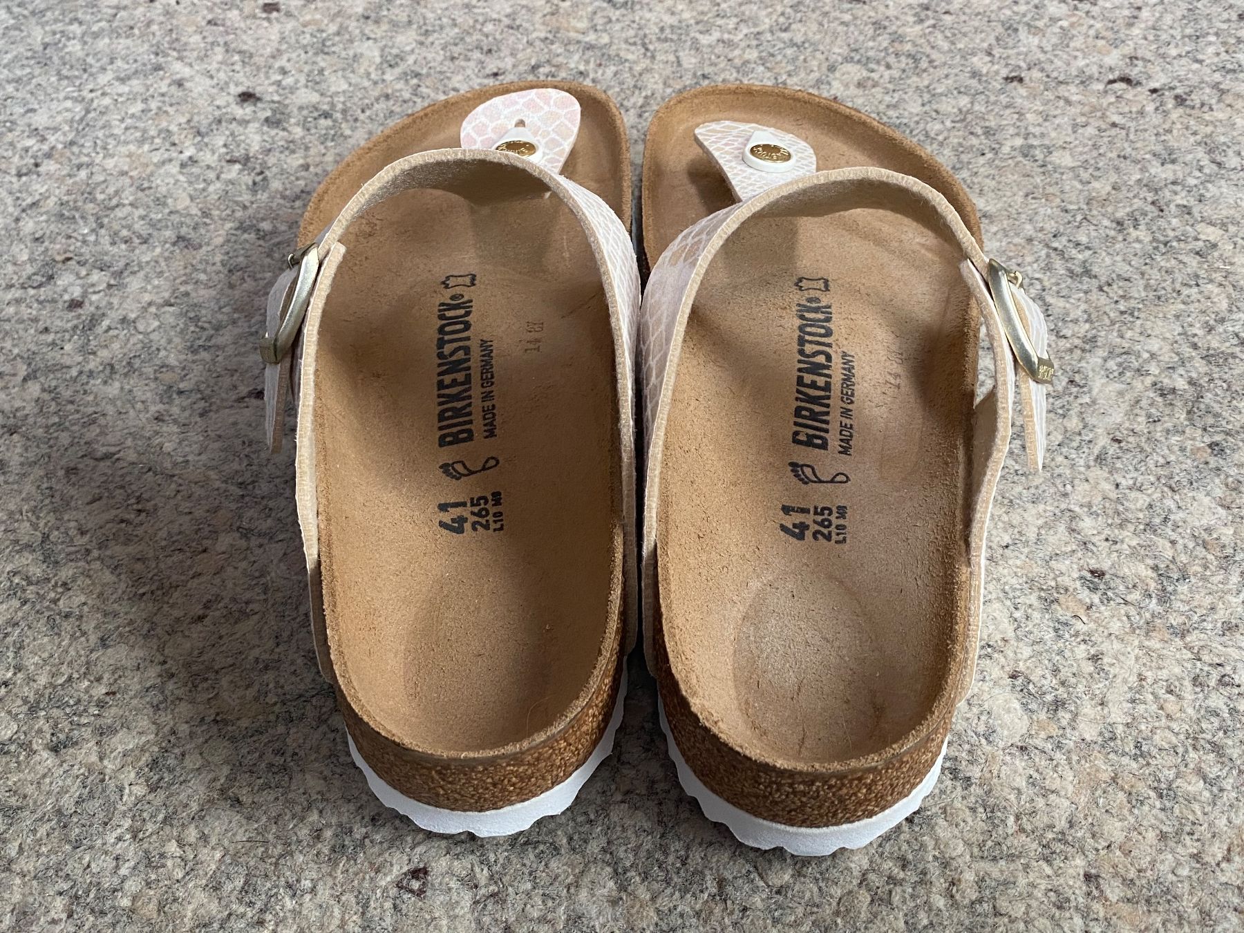 Birkenstock Scarpe da donna: Birkenstock Gizeh Gr. 41 – Nuovo (secondo la descrizione) da Wattwil venduto da edel88 4