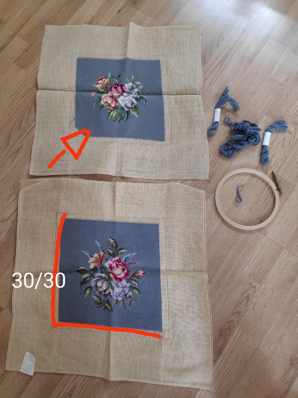 Stoffe: Canevas avec tapisserie pour chaises – Neu und originalverpackt aus Couvet von fat_kyl7 3