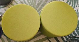 2 Vitra Visiona Hocker Variante 16 rund grün