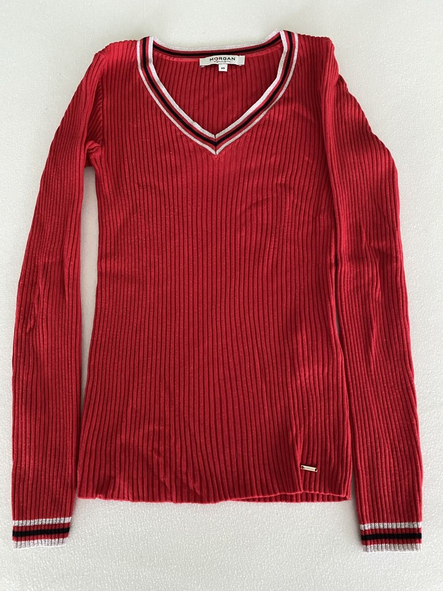 Morgan Maglioni & Felpe: Pull Rouge Côtelé Morgan XS – Usato da Champlan venduto da Ger77