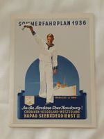 Broschüre / Sommerfahrplan 1936 HAPAG Schifffahrt