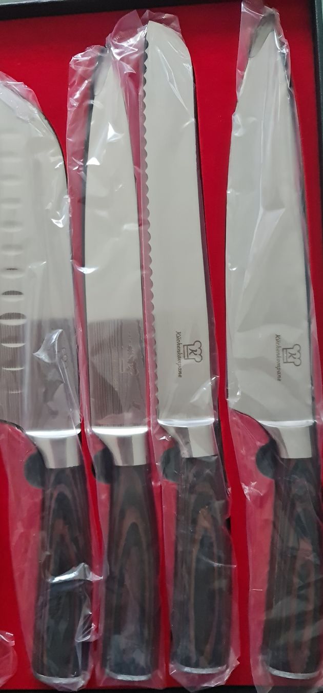 Coltelli da cucina: Küchenkompane Messerset, 8-teilig, Ne, Holzgriff – Nuovo e nell'imballaggio originale da Ostermundigen venduto da zyswal 3