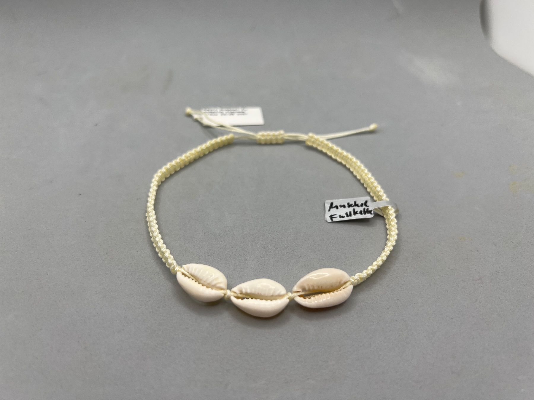 Catenine: Fusskette Makramee mit Muscheln – Nuovo (secondo la descrizione) da Embrach venduto da KleineFee51 1