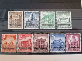 Deutsches Reich POSTFRISCH Briefmarken Luxemburg