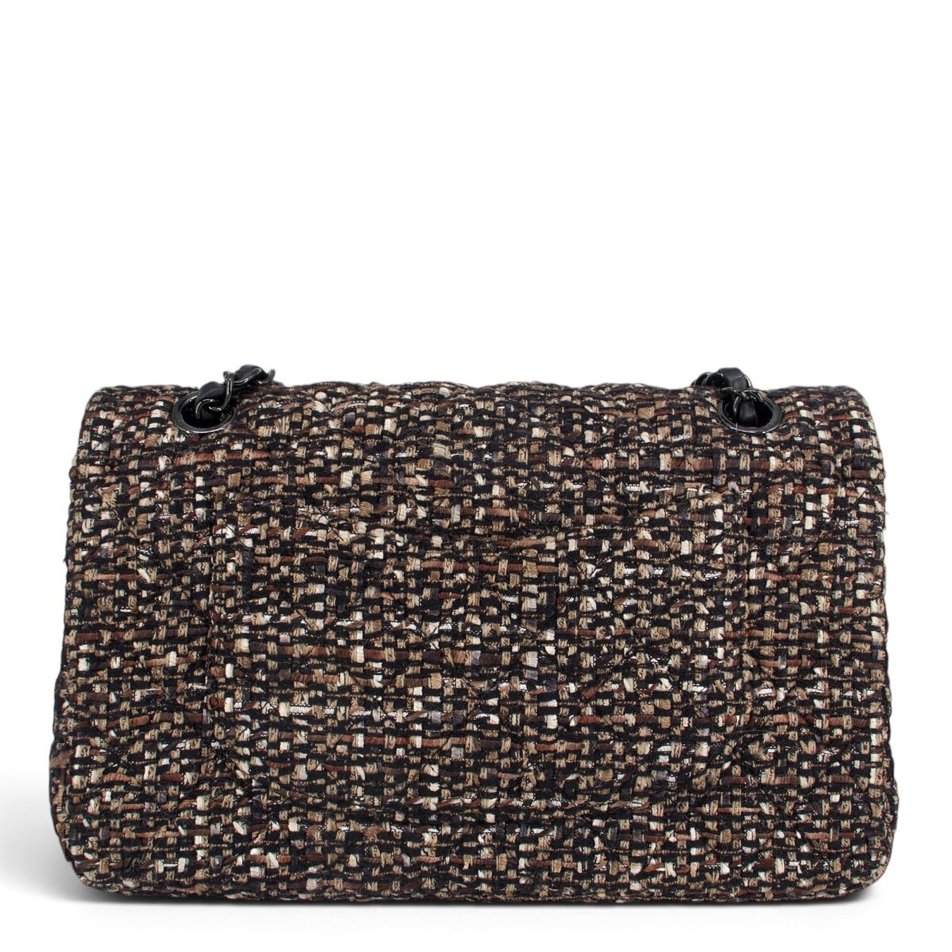 Chanel Taschen für Damen: Chanel Timeless Medium double flap tweed – Gebraucht aus Binningen von Designerlabels 3