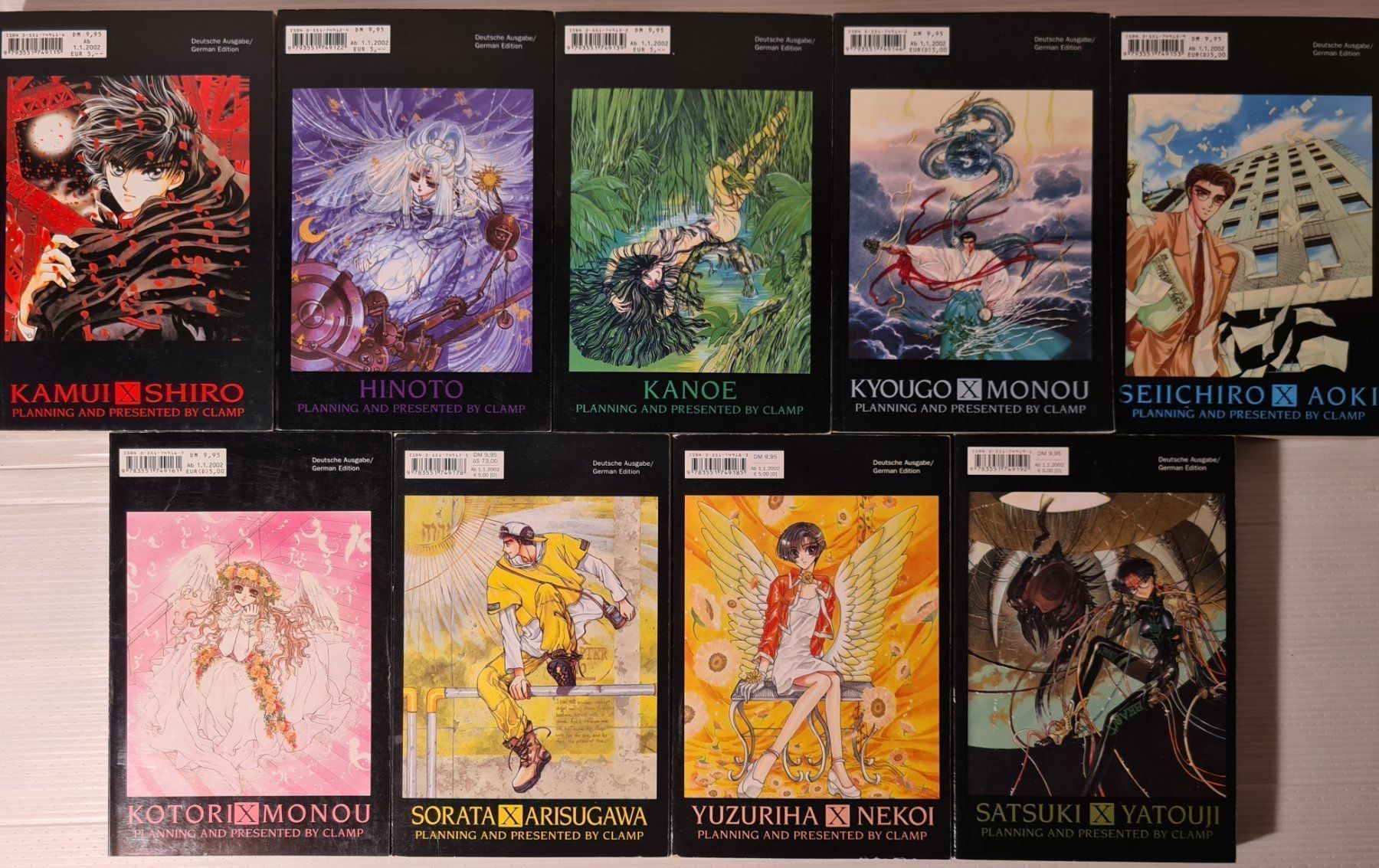 Fumetti: X - Clamp 1 bis 9 - Manga – Usato da Münchenstein venduto da vitalfit 1