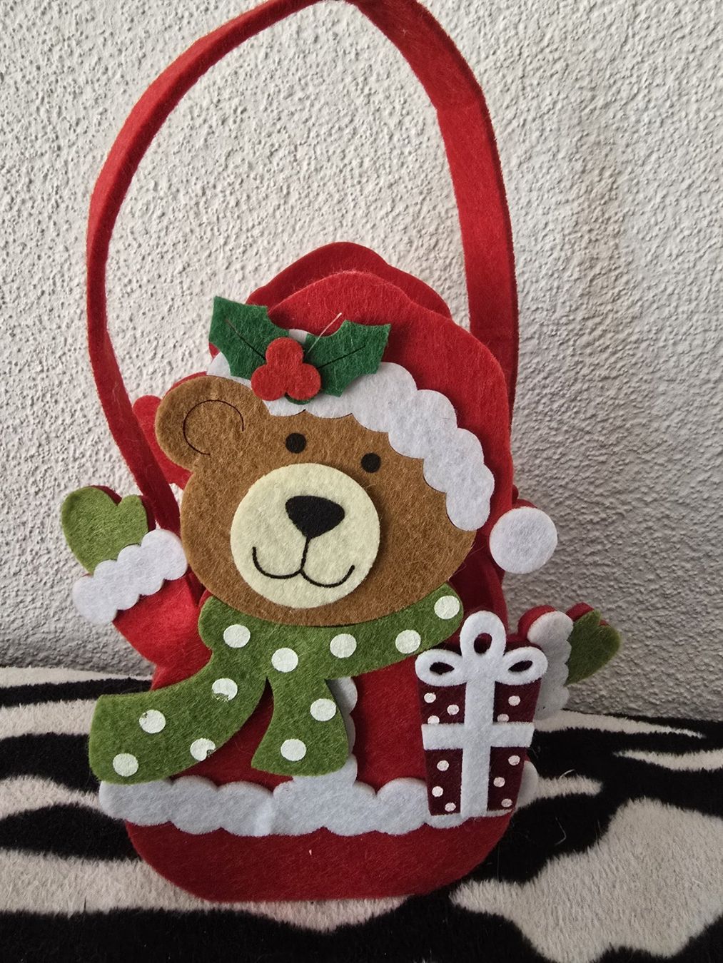 Tutte le decorazioni: Weihnachts-Geschenktasche, Filz, Bär – Nuovo (secondo la descrizione) da Lenzburg venduto da Focus_92