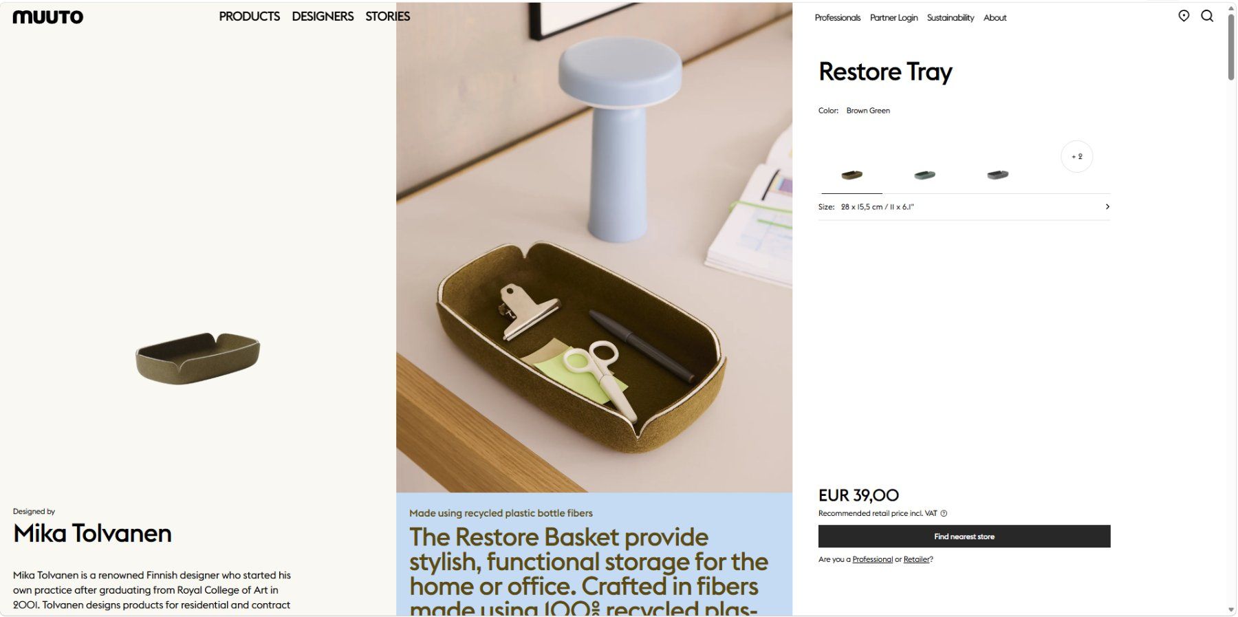 Muuto Schalen: Muuto Restore Ablageschale "Brown Green" – Neu (gemäss Beschreibung) aus Zürich von RamonBrotzer2 4