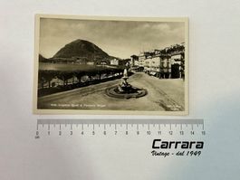 Postkarten Ticino Tessin Lugano Fontana via Bossi 1912
