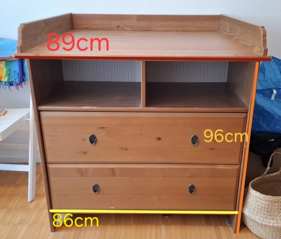 Ikea Cassettiere: Hemnes Kommode / Umbaubar zu Wickeltisch – Usato da Bassersdorf venduto da s-s-n-b-b 2
