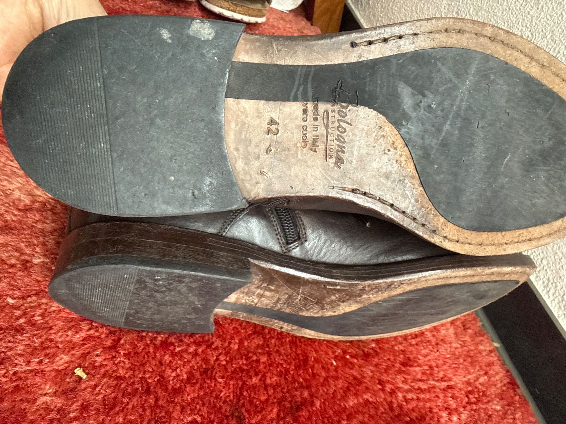 Navyboot Herrenschuhe: Stiefeletten Navyboot Herren Gr. 42 Leder braun – Gebraucht aus Winterthur von britsi 6