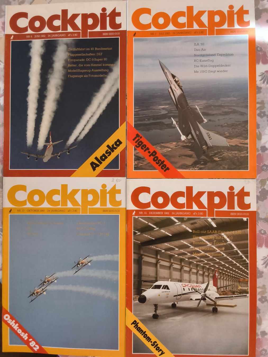 Riviste & Magazine: Set 8 Hefte COCKPIT Luftfahrt Magazin 1982 – Usato da Hallau venduto da histoiremerveilleuse 2