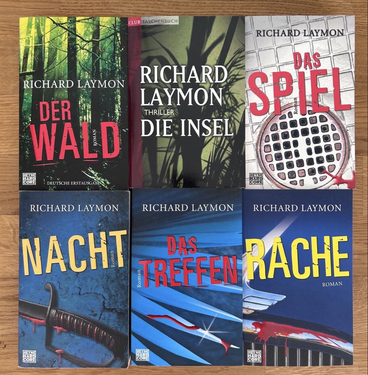 Libri: 6 RICHARD-LAYMON-ROMANE THRILLER – Usato da Attiswil venduto da tommy0391