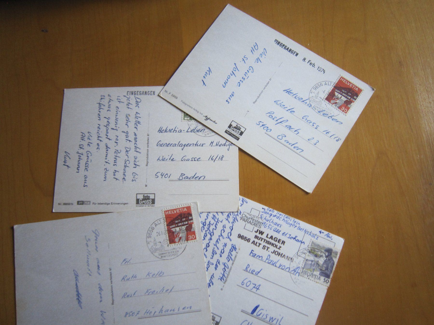 Cartoline postali: Schöne POstkarten ALT ST Johann – Usato da Gordola venduto da Polentaefung 5
