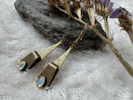 Vintage Ohrringe Fashion 1970 mit metal