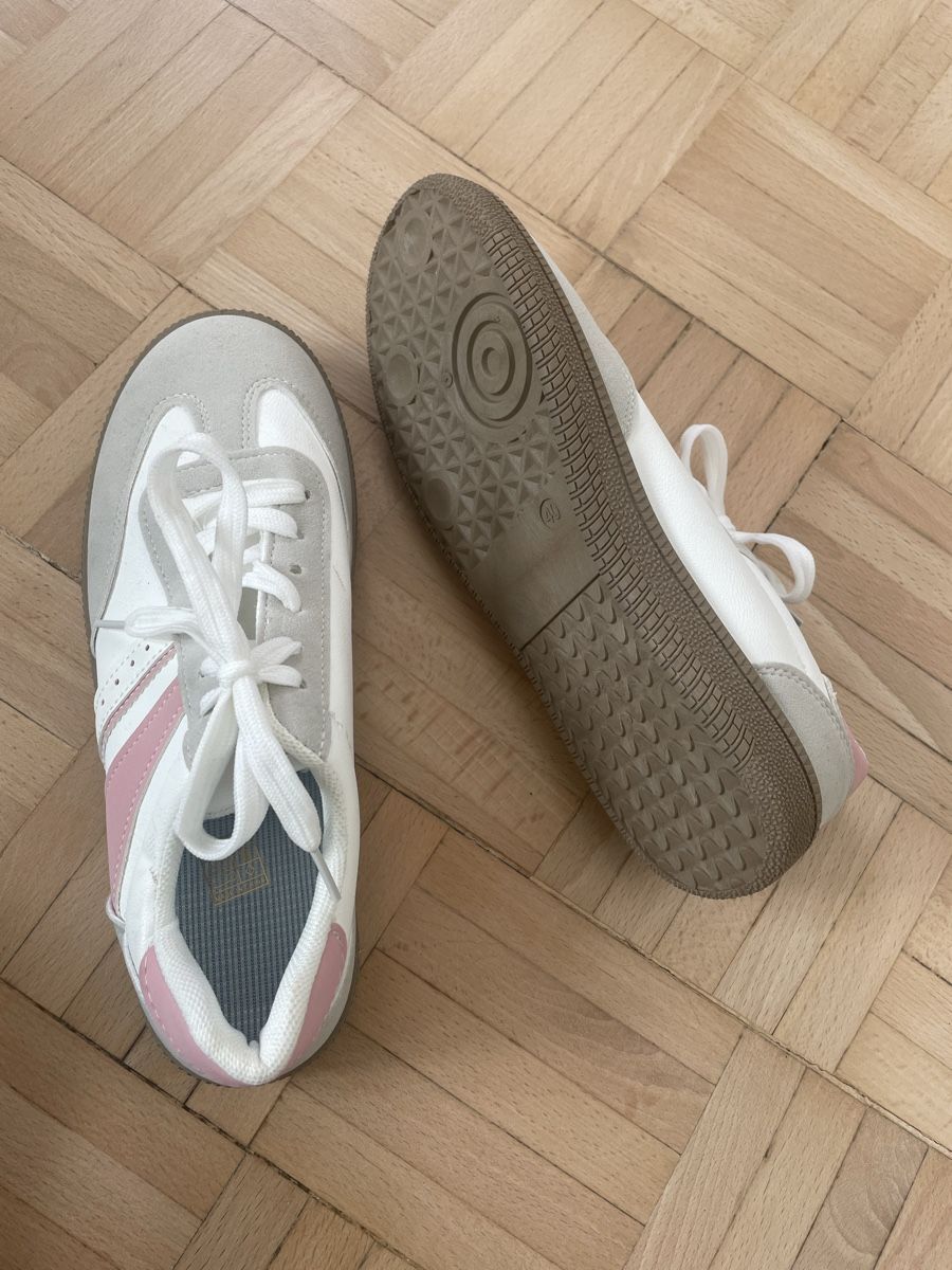 Scarpe da donna: Damen Sneaker weiss rosa – Nuovo (secondo la descrizione) da Luzern venduto da Kim037 2