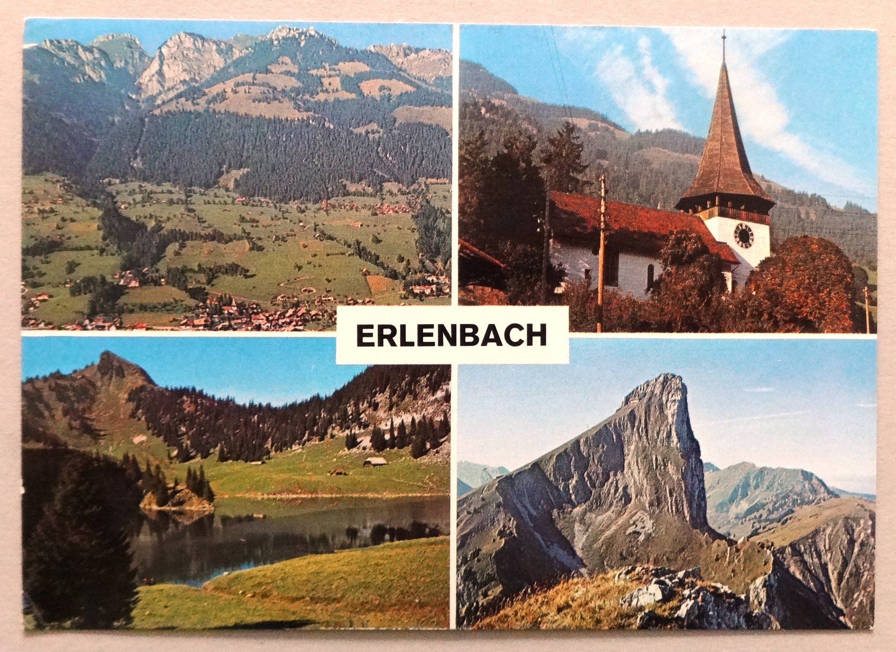Cartoline postali: Erlenbach im Simmental, B.O. – Usato da Fétigny venduto da Billy2miny