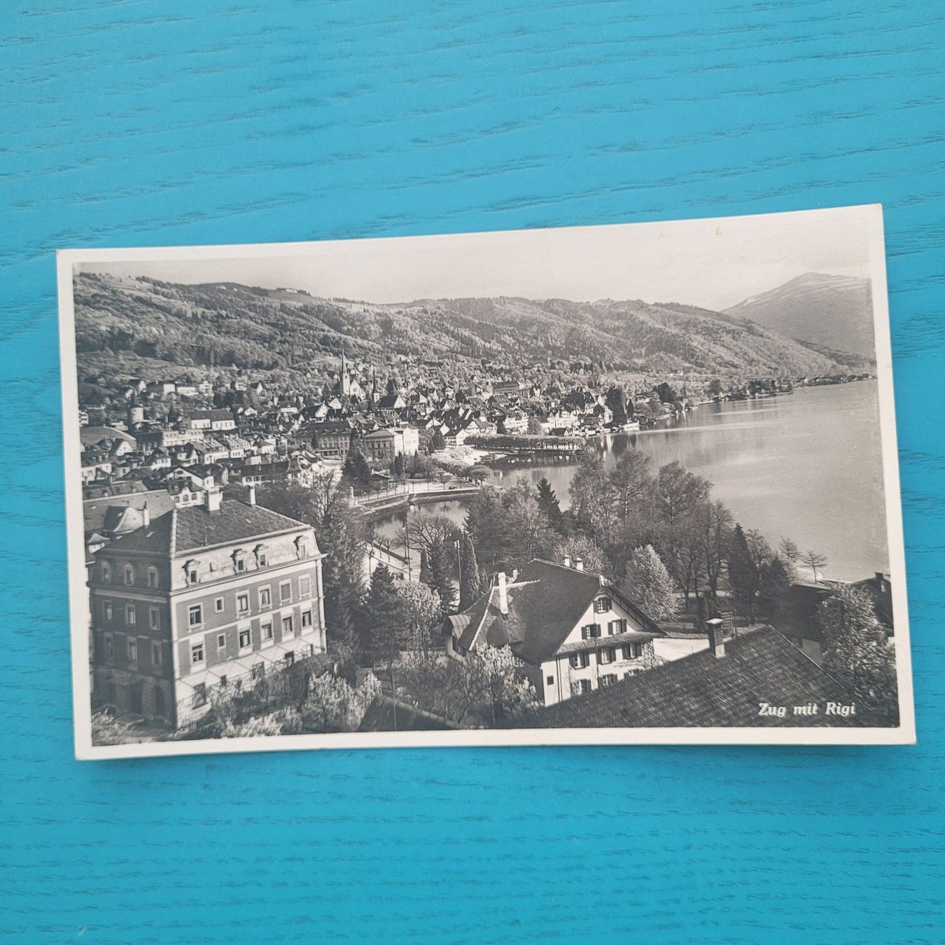 Cartoline postali: Zug ( mit Rigi) – Usato da SCHÜBELBACH venduto da CoKaHa