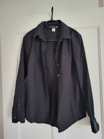 Hemd H&M schwarz langarm Gr. 36