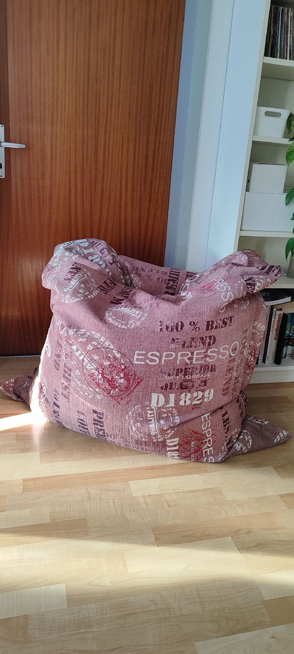 Poltrone: Grosser Sitzsack im Kaffee-Sack-Design – Usato da Thun venduto da CaraW 1