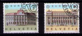 1990_797-798_EUROPA_HISTORISCHE GEBÄUDE LUZERN+GENF_ET