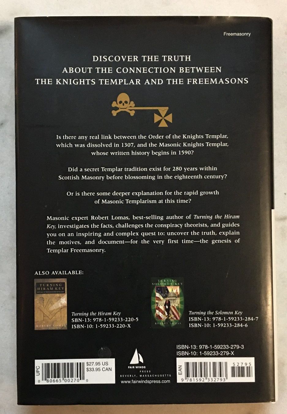 Libri: Turning the Templar Key – Usato da Oftringen venduto da Vucki 1