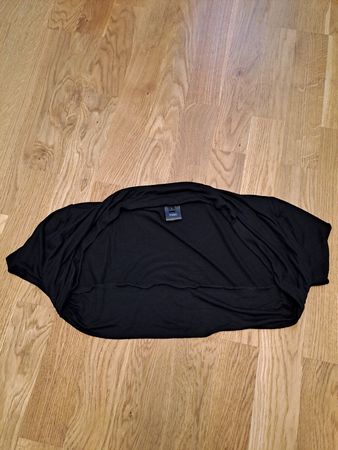 Kurzarm schwarzer Bolero L, kurzes Jäckchen