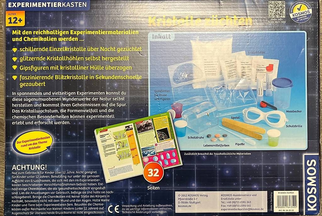Kit di costruzioni: Kristalle züchten  – Usato da Wuppenau venduto da Karin0201 1