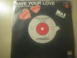 Vinyl-Single Renée And Renato - Safe Your Love