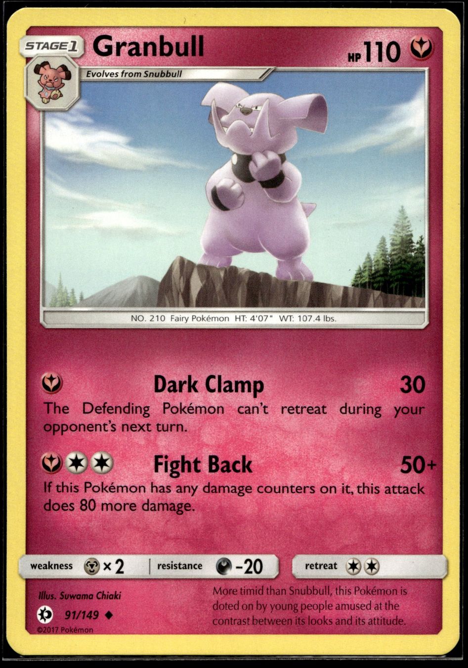 Pokémon Sammelbilder & Trading cards: Granbull (SUM EN 91/149) – Neu (gemäss Beschreibung) aus Affoltern am Albis von Chiesa_5