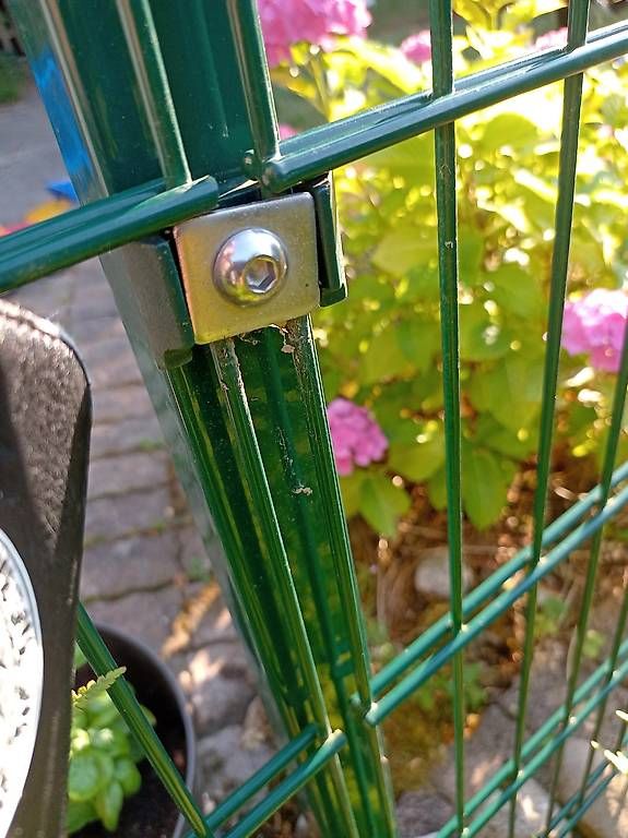 Fendivista: Gartenzaun-Elemente metall grün – Usato da Avenches venduto da the_antagonist01