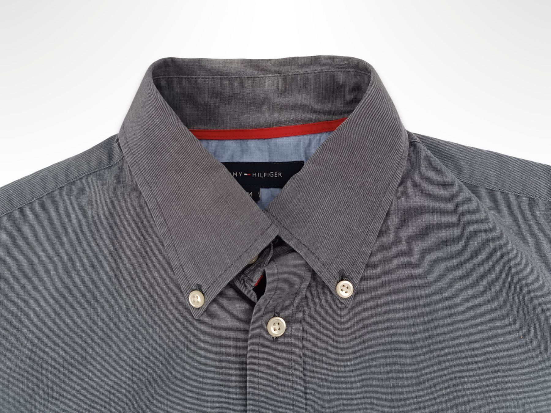 Tommy Hilfiger Chemises: TOMMY HILFIGER Hemd grau Gr. M – D'occasion à Suhr par Restwert_Suhr 2