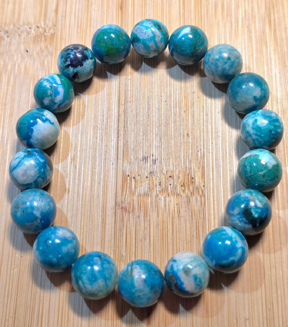 Mineralien & Heilsteine: Phönix Türkis Armband A 11.6mm – Neu und originalverpackt aus Matzingen von Shay_Crystalz 1